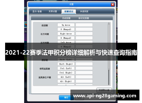 2021-22赛季法甲积分榜详细解析与快速查询指南