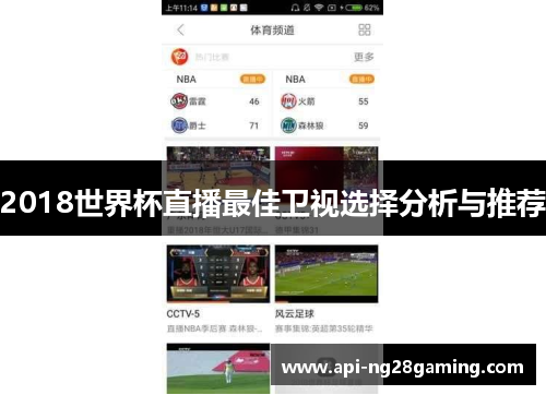 2018世界杯直播最佳卫视选择分析与推荐