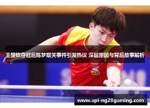 王楚钦夺冠后陈梦取关事件引发热议 深层原因与背后故事解析